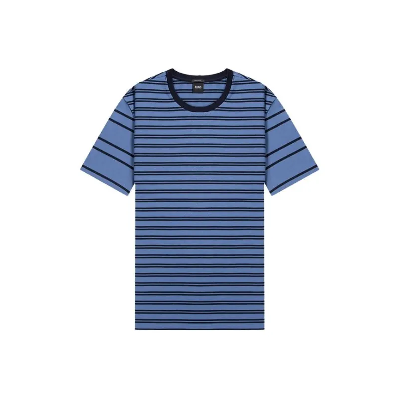 HUGO BOSS T Shirts Men Sky Blue-0