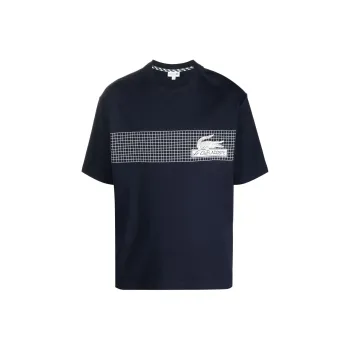 LACOSTE T Shirts Men Navy Blue