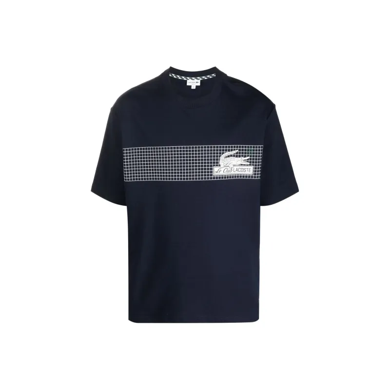 LACOSTE T Shirts Men Navy Blue-0