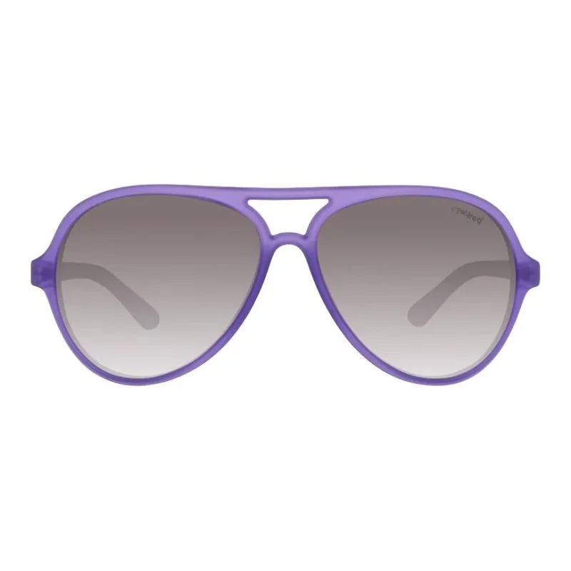 Polaroid Acetate Aviator Sunglasses Women's Purple-1