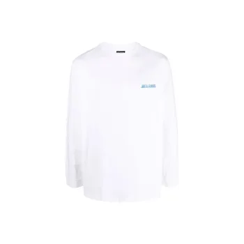 Jacquemus Le T shirt Gelo Pool Logo L/S T shirt