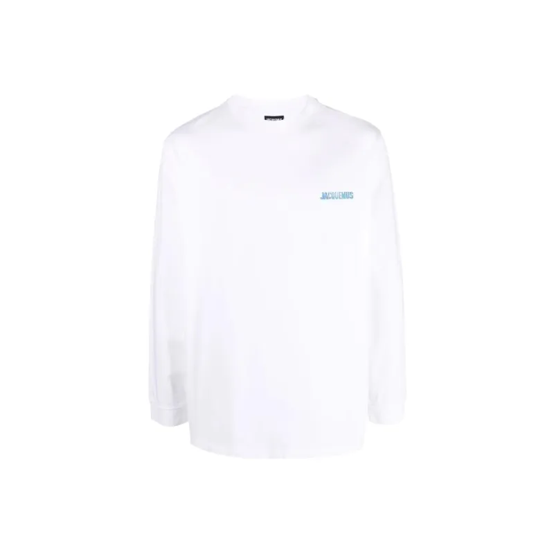 Jacquemus Le T shirt Gelo Pool Logo L/S T shirt-0