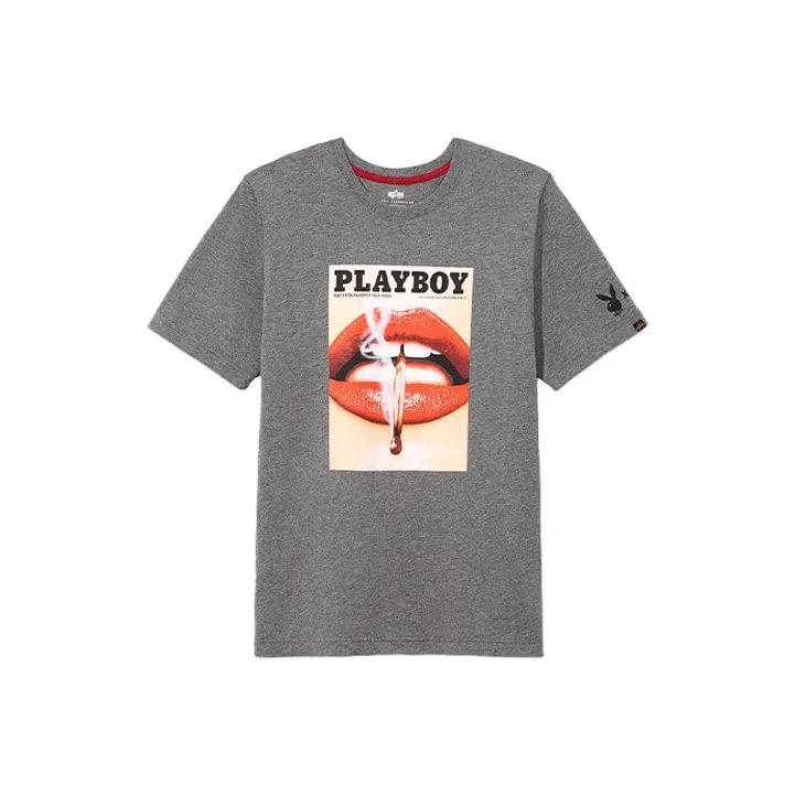 Playboy X Alpha Industries T-Shirts Unisex-0