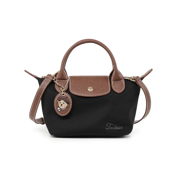 Teenie Weenie Nylon Crossbody Bag, One Shoulder, Portable Dumpling Bag Women's Multicolor-6