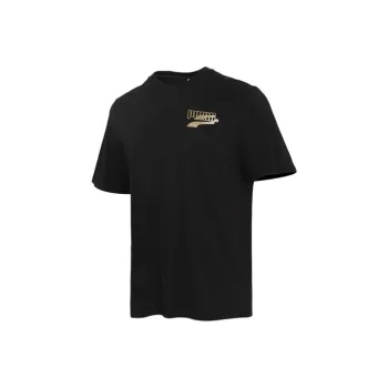 PUMA Drop Shoulder Sleeve T Shirt Men's Black