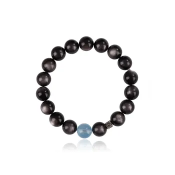 Moon Jewelry Obsidian Bracelets Unisex