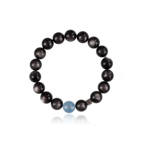 Moon Jewelry Obsidian Bracelets Unisex