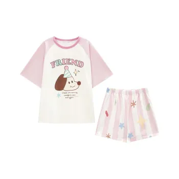 GUKOO Pajama Set Women's Ballet Pink