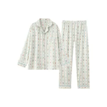 Xiang Ning Pai Pajama Set Women's Beige