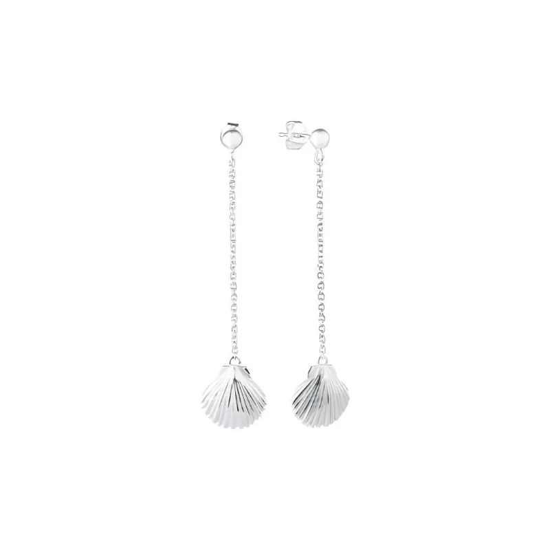 Radiant Stainless Steel, Silver Drop Earrings Women's Silver-0