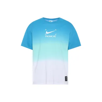 Nike SS23 Logo Vintage Dopamine Crew Neck Short Sleeve T Shirt Blue