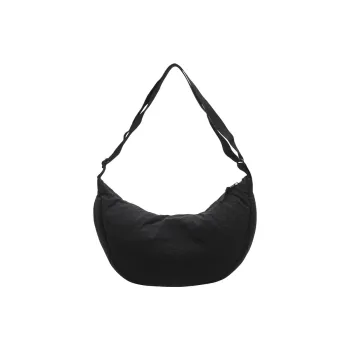 Tonlion Fabric Shoulder Bag Women's White/Black