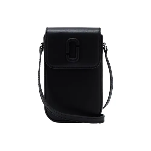 MARC JACOBS Smooth Leather Cell Phone Pouch Women's Black