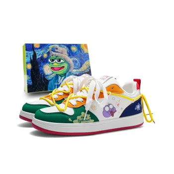Pepe The Frog Skateboard Shoes Unisex