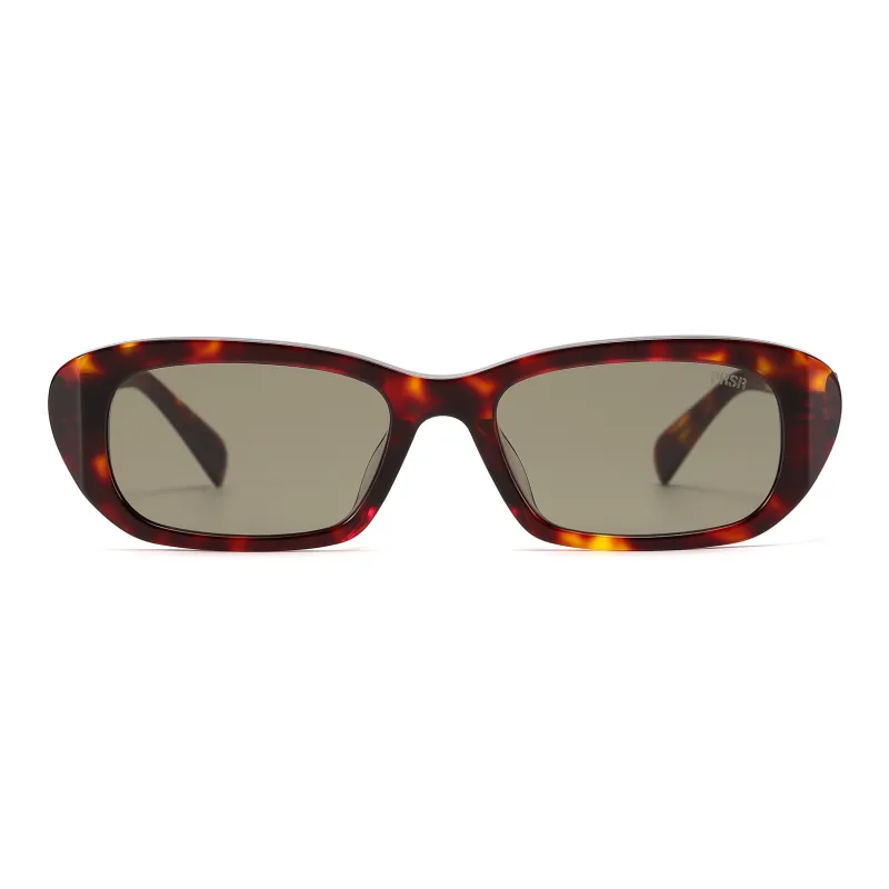 Prsr Plate Frame Irregular Shape Glasses Unisex-17