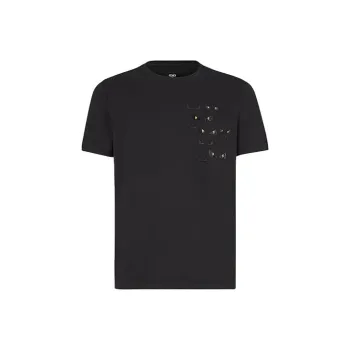 FENDI Regular T Shirt Men's Black