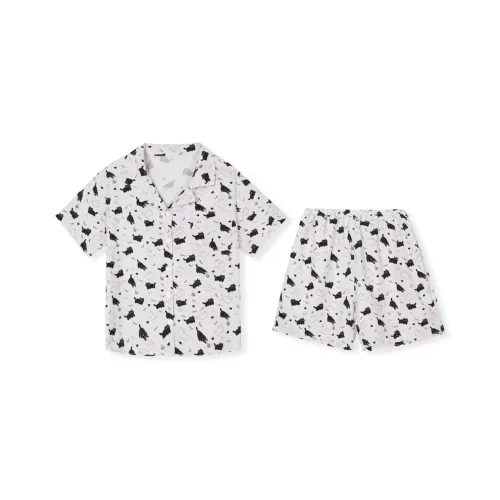 XIAFENYAN Pajama Set Women's Beige