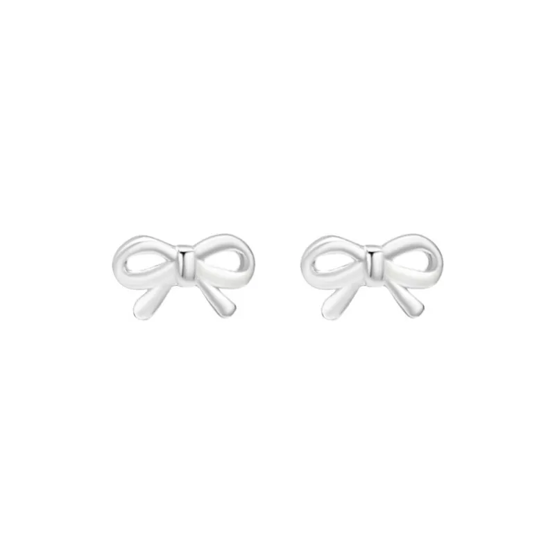 ZHOUBAIFU S999 Fine Silver Stud Earrings Women's-0