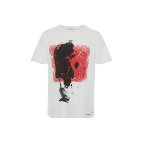 Alexander McQueen T Shirts Men White