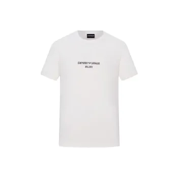EMPORIO ARMANI T Shirts Men Beige Yellow