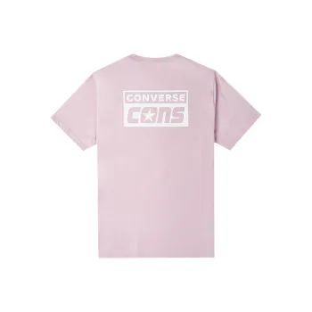 Converse T-Shirts Men Pink Purple