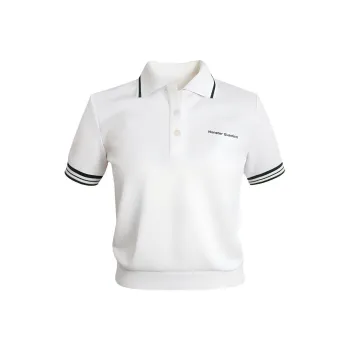 Monster Guardians Polo Shirt Women's White