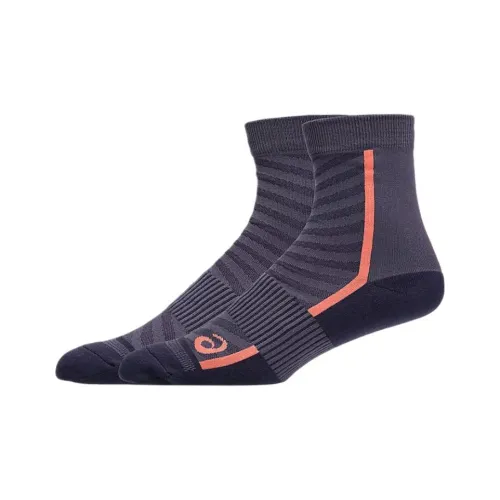 Asics ROAD QUARTER Running Socks Men's 2 Pack G Purple X Indigo Mist
