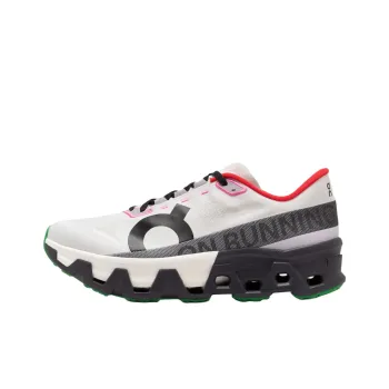 On Cloudmonster Hyper Anti Slip Wear Resistant Low Top Running Shoes Men's White Black