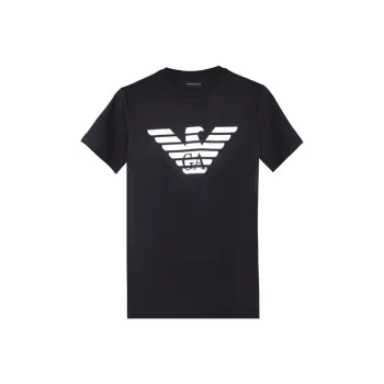 EMPORIO ARMANI Asv Organic jersey T shirt With Logo Print