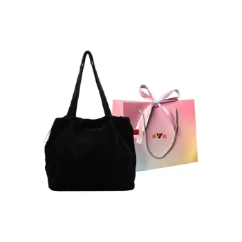 Yalu Corduroy Handbag Shoulder Bag Regular Women's Black/Brown/Ecru/Red/Gray