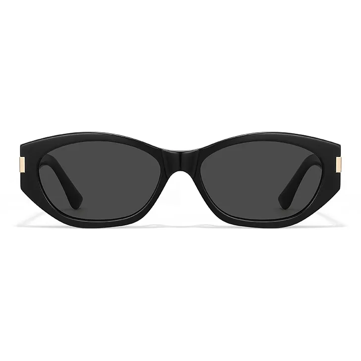 Morakot Plate Frame TR/Memory Plastic Cat Eye Sunglasses Unisex-4