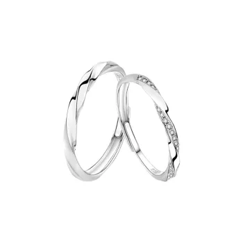 FBRUE 925 Sterling Silver Rings Unisex