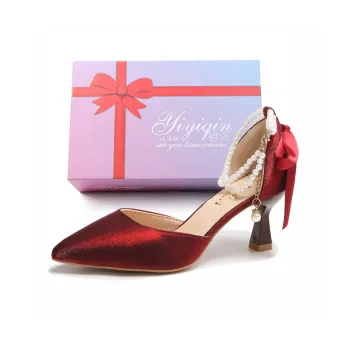 Take The Qin Slim Heel High Heels 6CM Women's