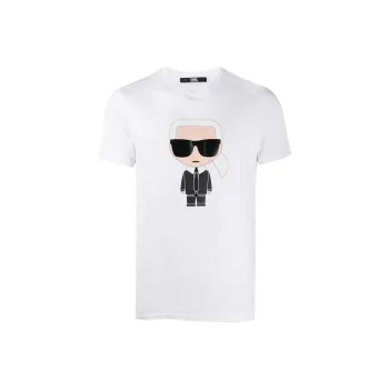 KARL LAGERFELD K/Ikonic Organic Cotton T-shirt