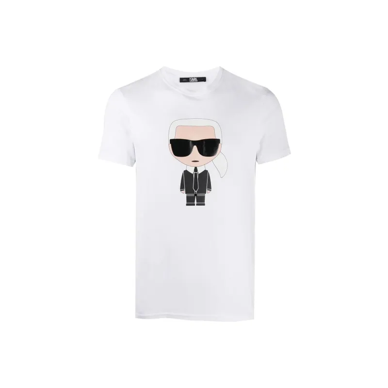 KARL LAGERFELD K/Ikonic Organic Cotton T-shirt-0