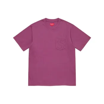Supreme Laser Cut S Logo Pocket Tee
