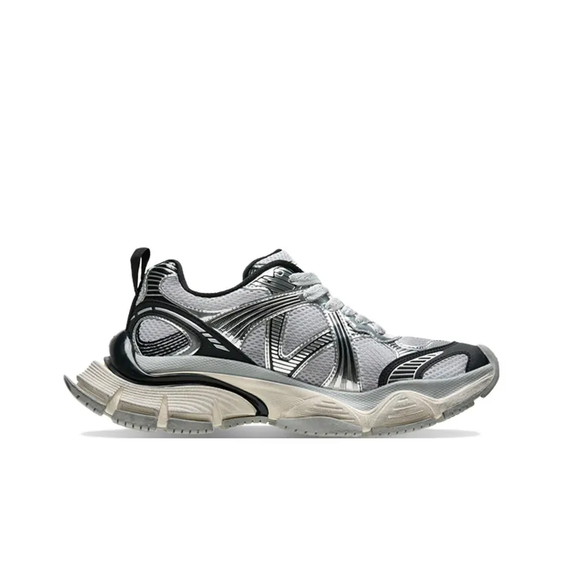 HajimeSorayama x VESSEL Low Top Casual Shoes Unisex Silver Black-1