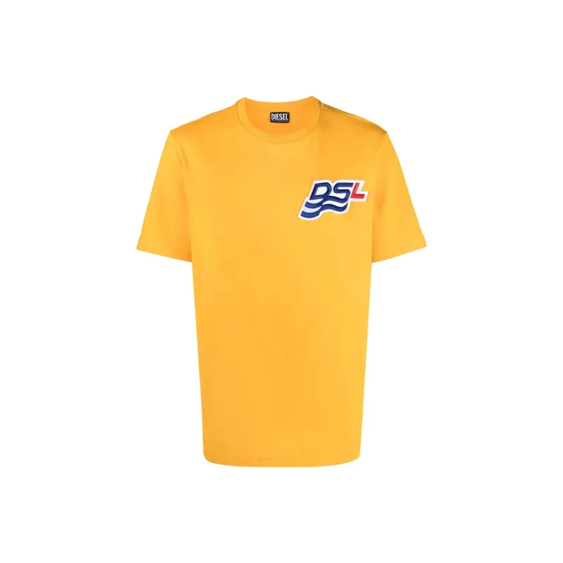 DIESEL T Shirts Men Yellow-0