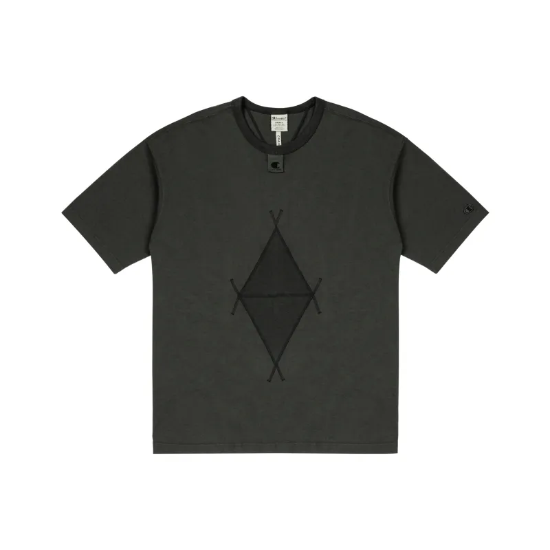 Champion x Craig Green Crew Neck Loose Fit Straight Short-Sleeved T-Shirt Unisex Dark Gray-0