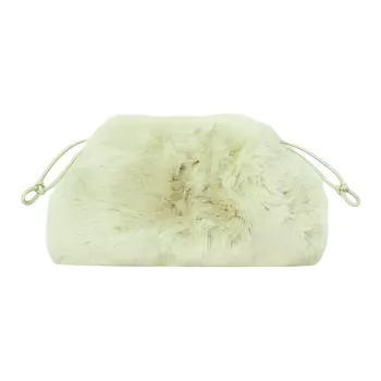 COS Polyester Clutch Medium Size Women's Light Green