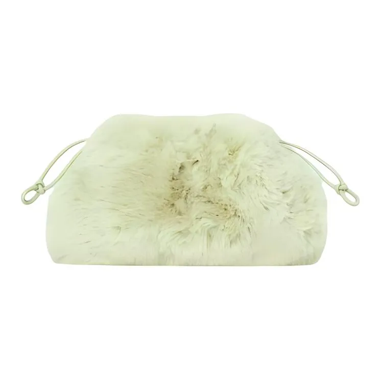 COS Polyester Clutch Medium Size Women's Light Green-0