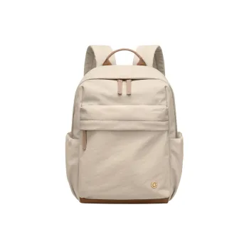 GOLF Fabric Backpack Regular Women's Apricot/Elegant Black