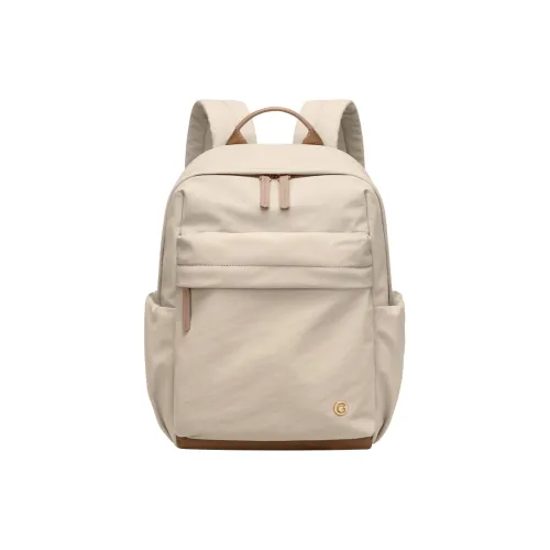 GOLF Fabric Backpack Regular Women's Apricot/Elegant Black