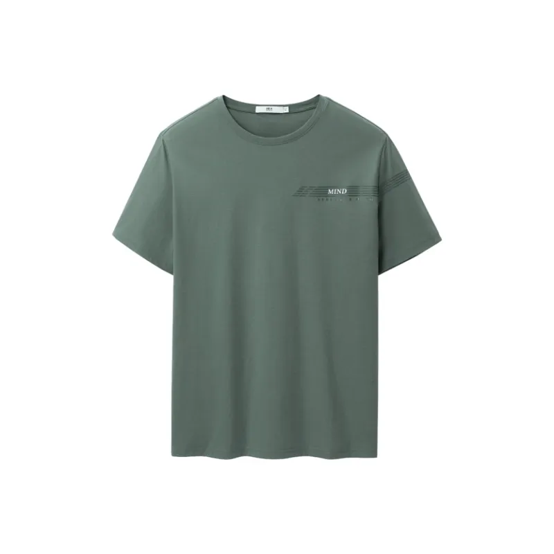 HLA T Shirts Men Medium Green N2-0