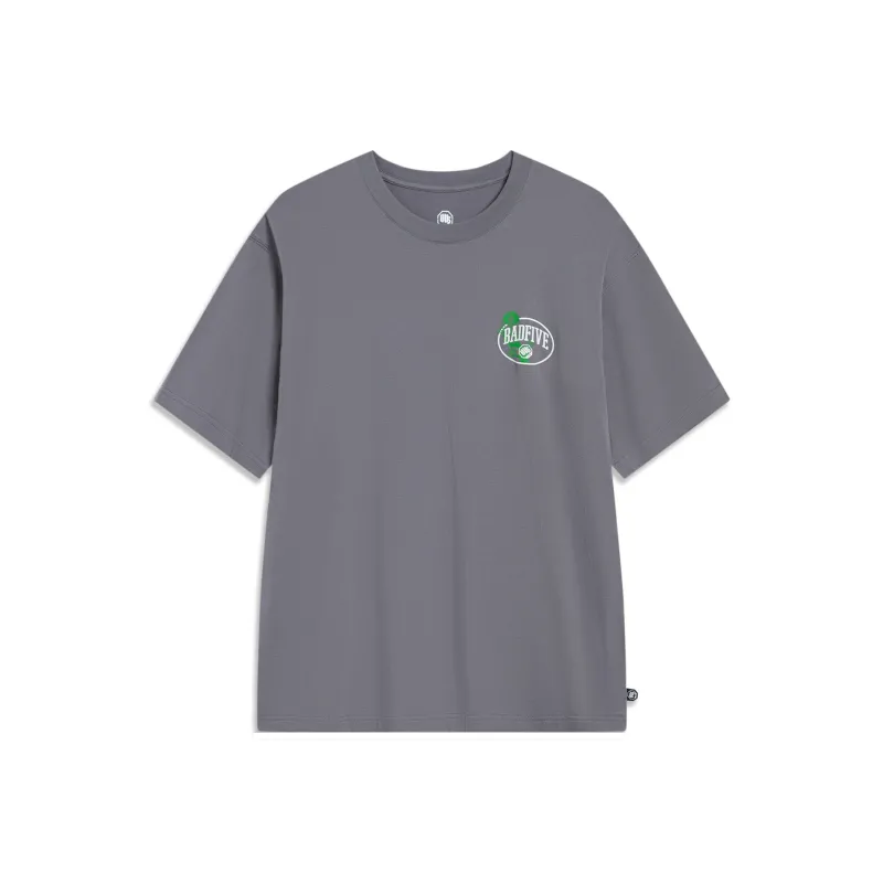 LiNing Badfive T-Shirt Men's Smoke Ink Gray-0