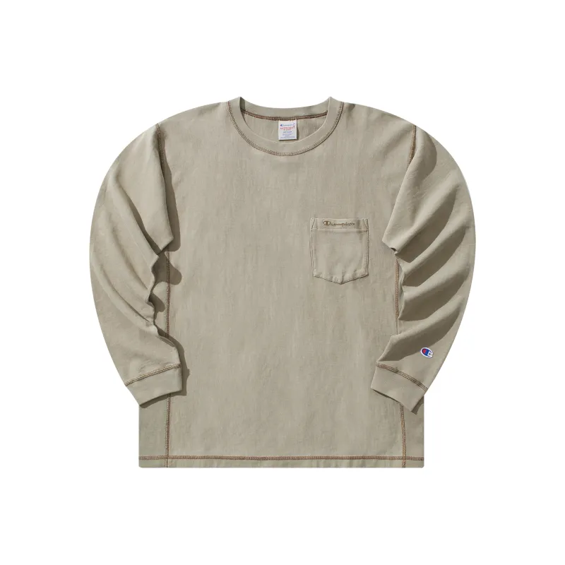 Champion Long Sleeved T Shirt Japan Version Unisex-3