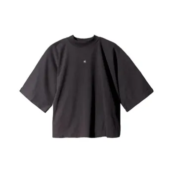 YEEZY Engineered By Balenciaga Cropped Logo No Seam Tee