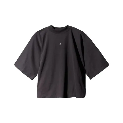 YEEZY Engineered By Balenciaga Cropped Logo No Seam Tee