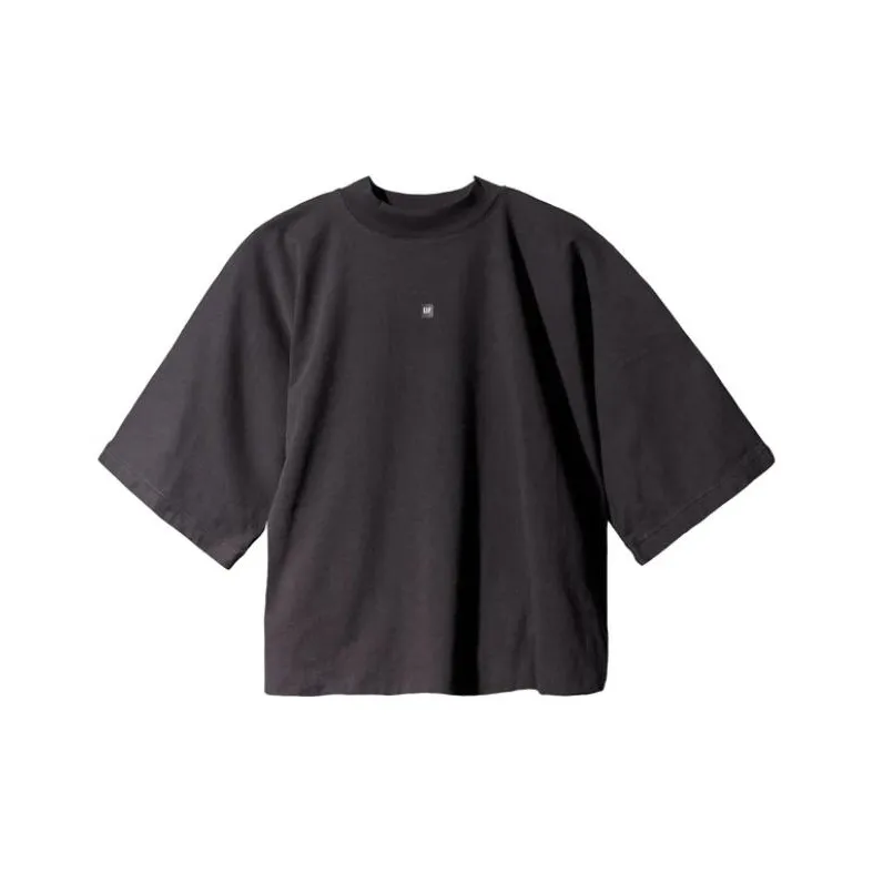 YEEZY Engineered By Balenciaga Cropped Logo No Seam Tee-0