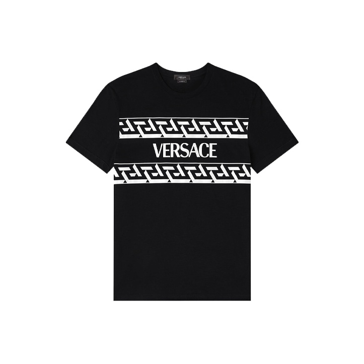 【関税込み】Versace ブラック 'Versace Pop Pin' Tシャツ VERSACE T-Shirts Men Black - POIZON